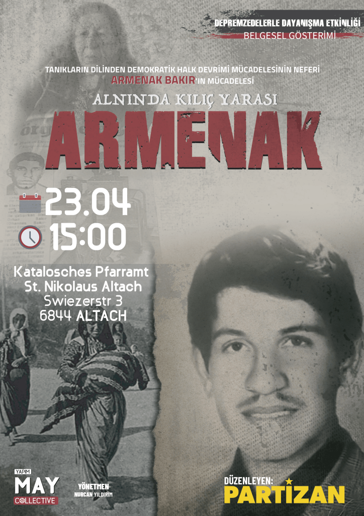 Alnında Kılıç Yarası: Armenak belgesli